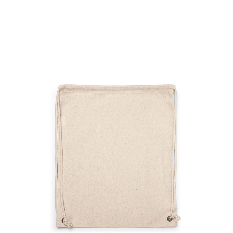 Plecak Kwarc – naturalny Plecak bawełniany Kwarc – naturalny ecru, 38 × 46 cm – detal